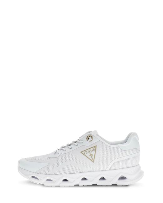 Guess White Ease Logo Laufschuhe