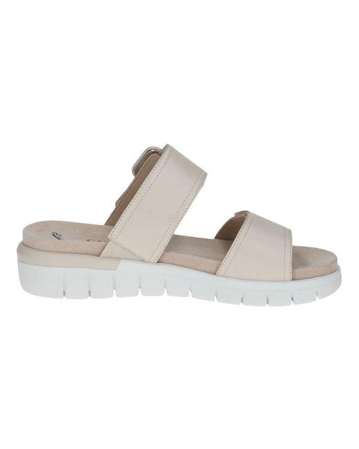 Caprice White Pantolette