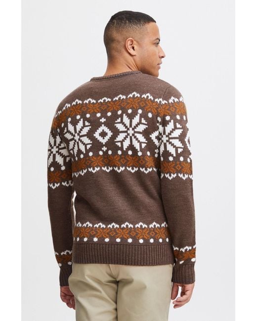 Solid Pullover Norwig in Brown für Herren