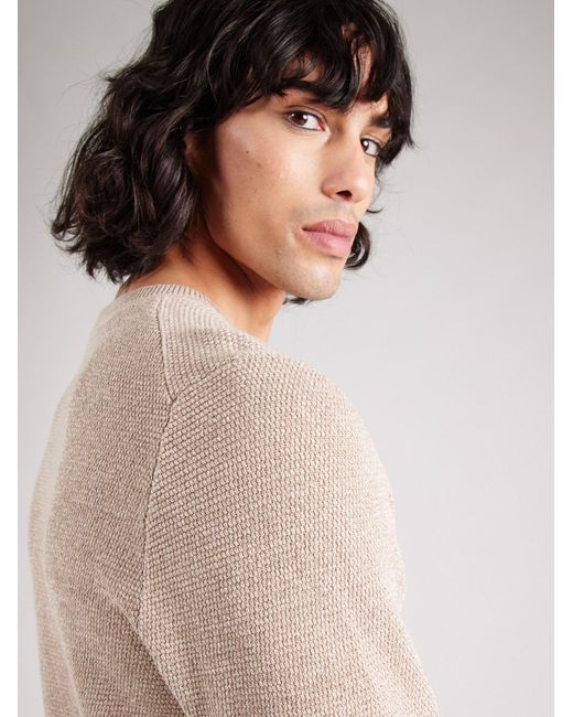 SELECTED Pullover Slhross in Natural für Herren