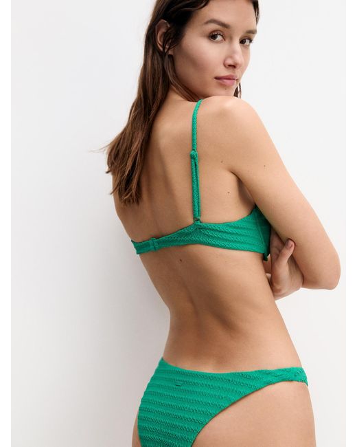 Pull&Bear Green Bikinihose
