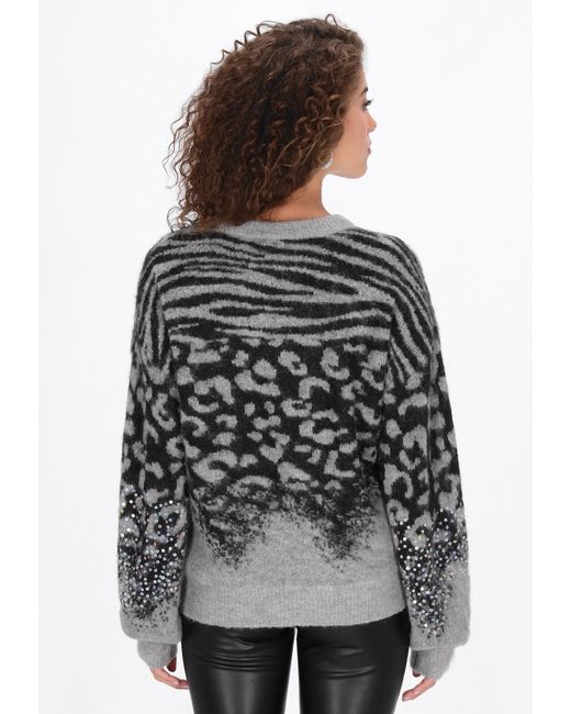 faina Black Pullover