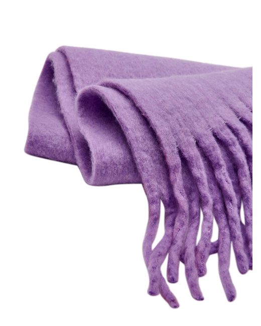 EDITED Purple Schal Aus Wolle Isra