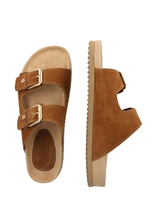 S.oliver Brown Pantolette