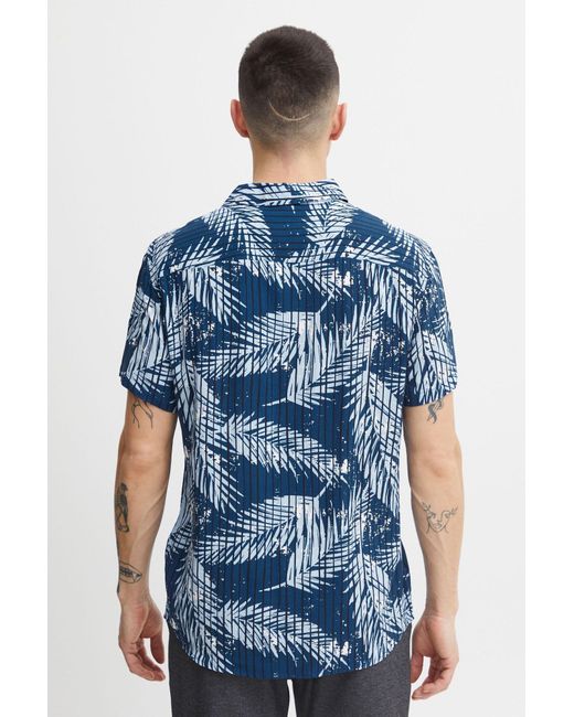 11 Project Hemd 'barba' in Blue für Herren