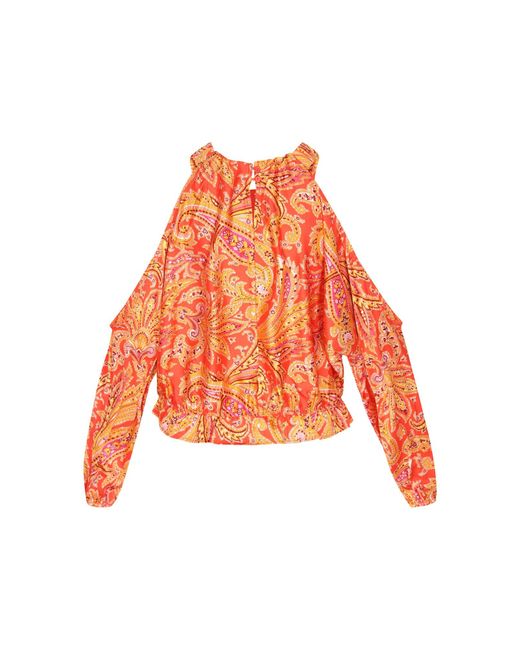 Ebeeza Red Bluse
