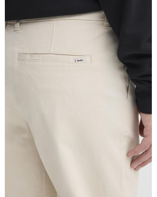 Solid Chinohose Sdtate in Natural für Herren