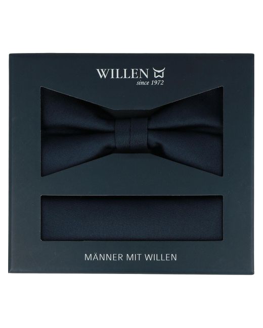 Willen Fliege Set: Uni in Blue für Herren