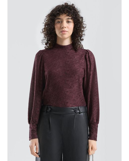 QS Purple Bluse