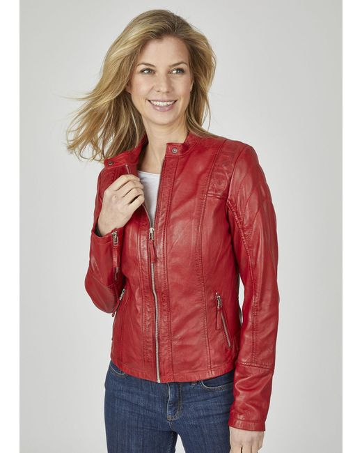 7eleven Red Lederjacke Selinny