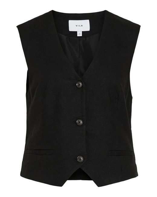 Vila Black Weste 'Vijolanda'