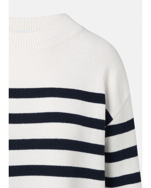 Comma, White Pullover
