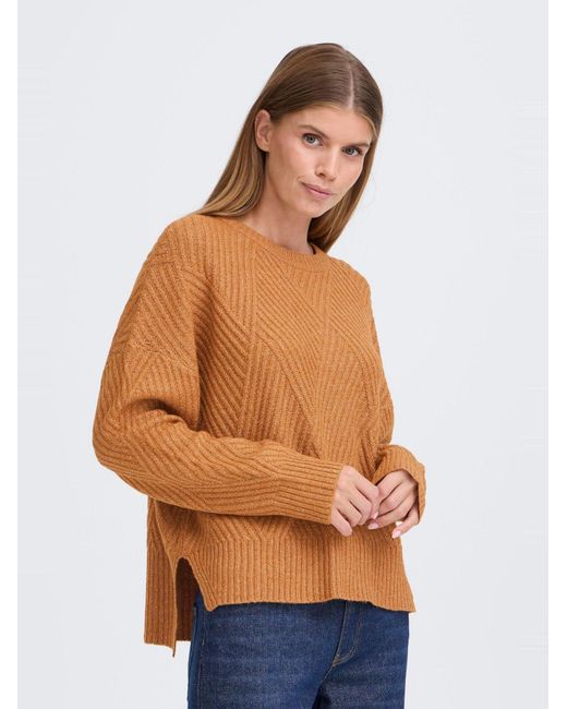 Oxmo Orange Strickpullover Oxibomma