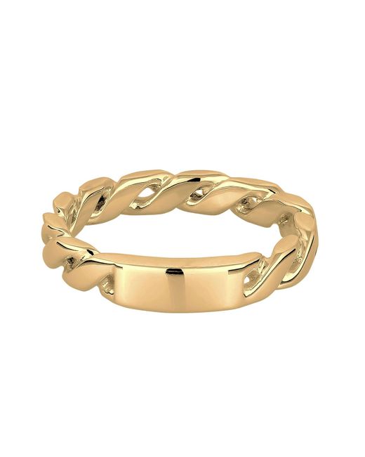Kuzzoi Ring in Metallic für Herren