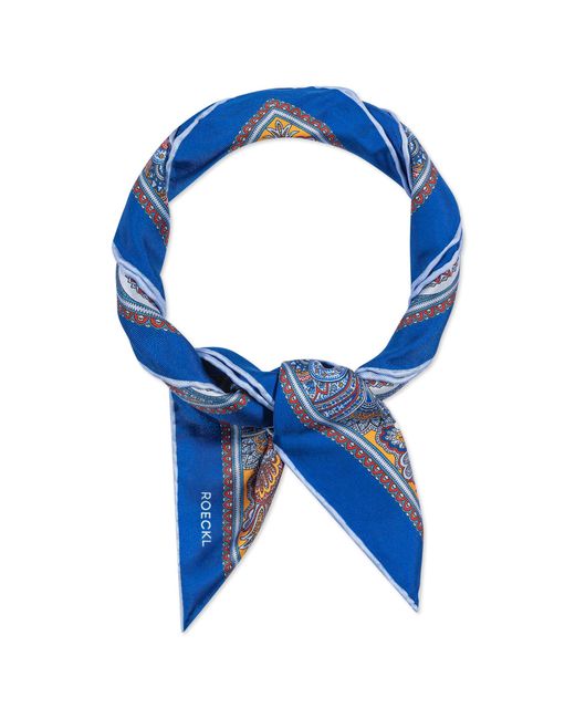 Roeckl Blue Tuch Fine Paisley Nicky