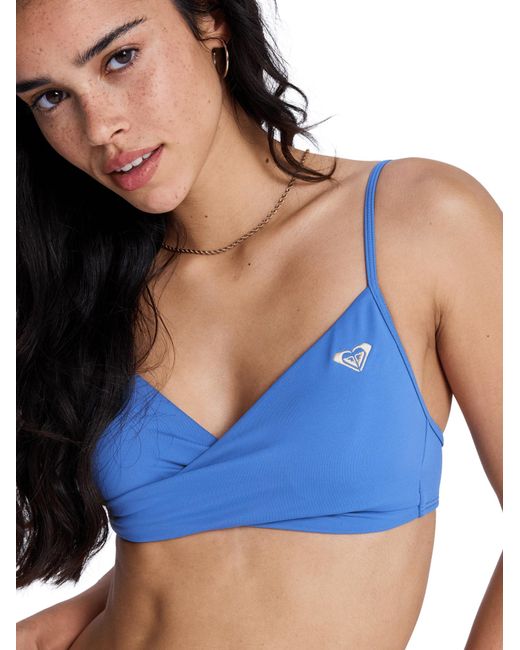 Roxy Blue Bikinitop Solid Essentials