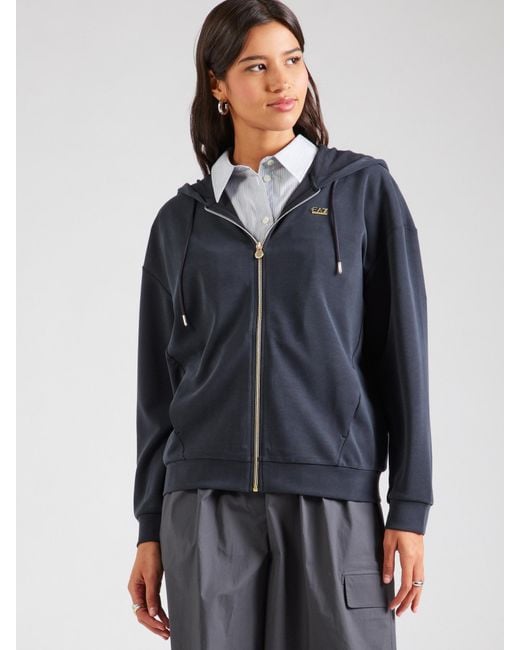 EA7 Blue Sweatjacke 'Train Core'