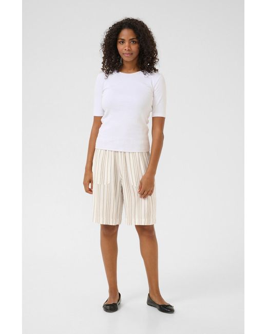 Kaffe White Shorts 'Milia'
