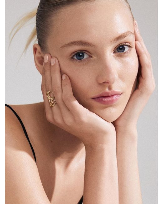 Pilgrim Metallic Ring Alia