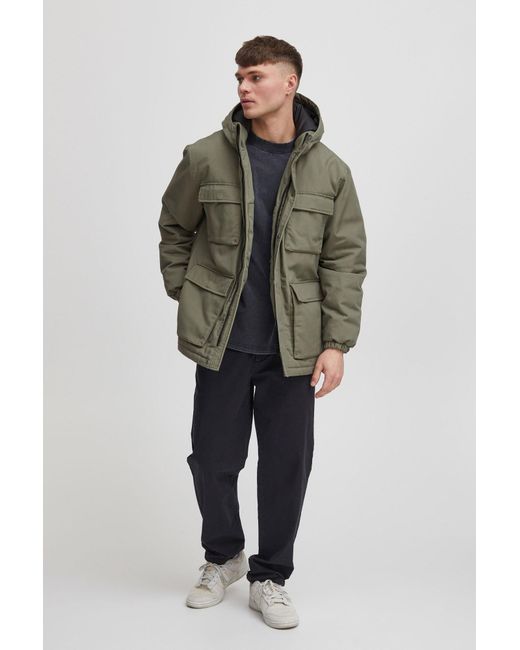 Solid Winterjacke Gaben Utility in Green für Herren