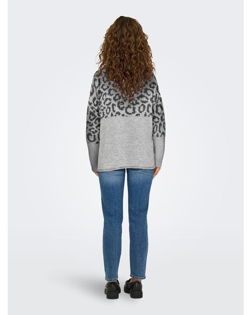ONLY Gray Pullover Onljade