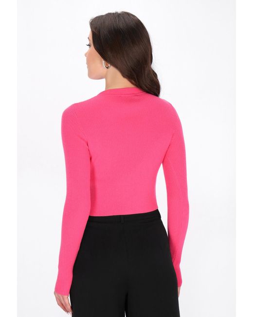 faina Pink Pullover Festive
