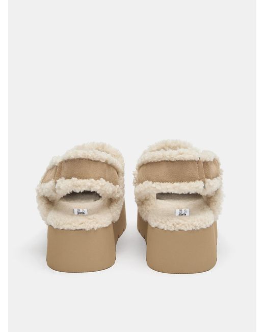 Pull&Bear Natural Clogs