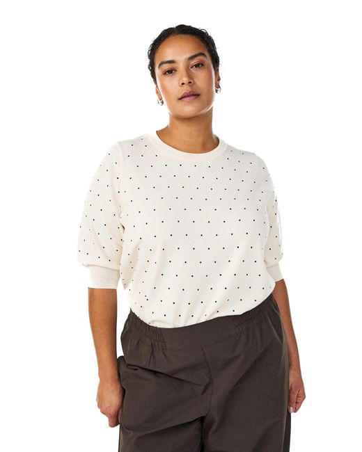 Zizzi White Pullover Msanni