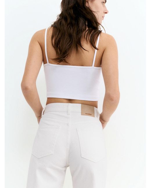 Pull&Bear White Jeans