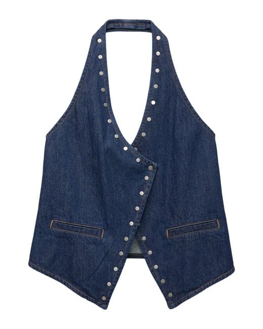 Pull&Bear Blue Top