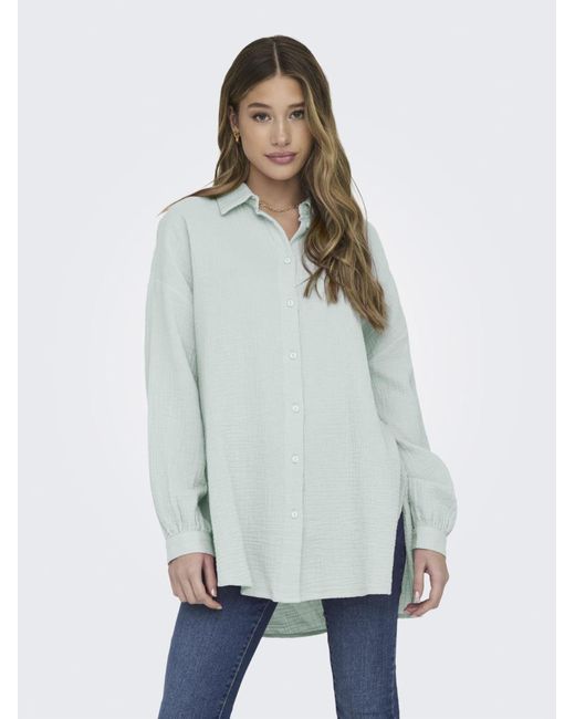 ONLY Blue Bluse Onlthyra