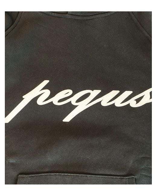Pequs Sweatshirt Front Logo in Black für Herren