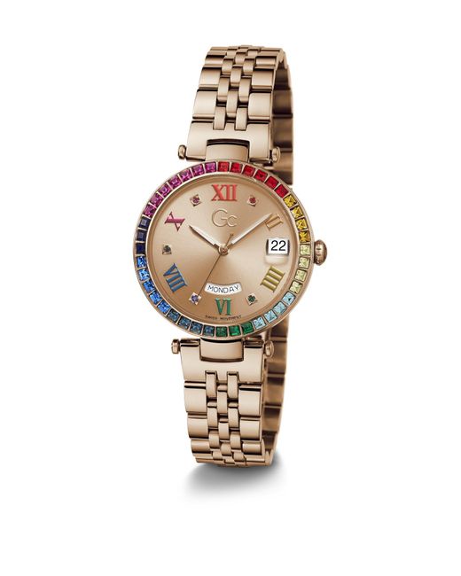 Gc Metallic Uhr Flair Crystal