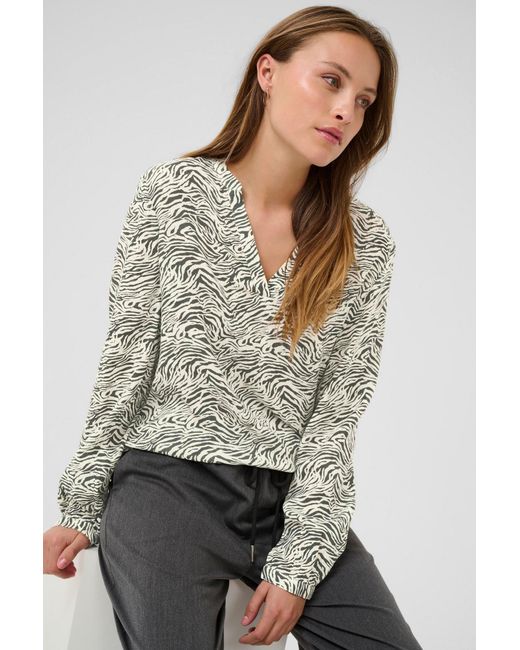 Kaffe Gray Bluse Kaditte