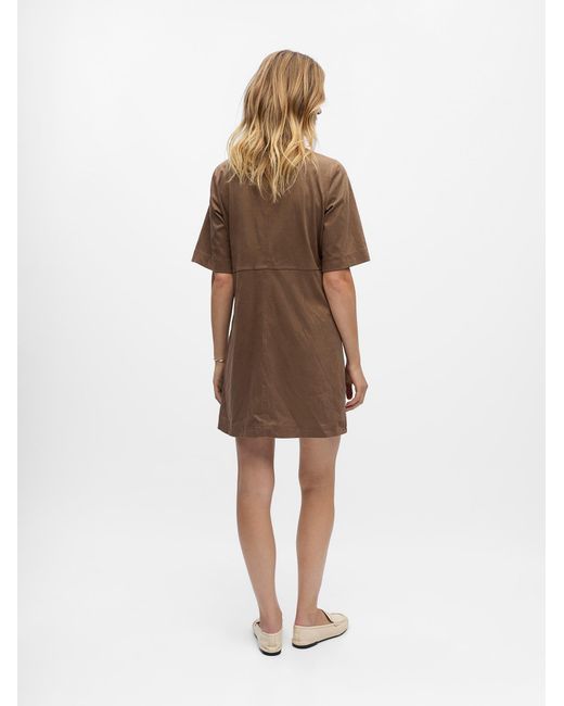 Object Brown Kleid