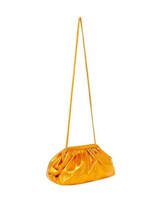 faina Yellow Clutch