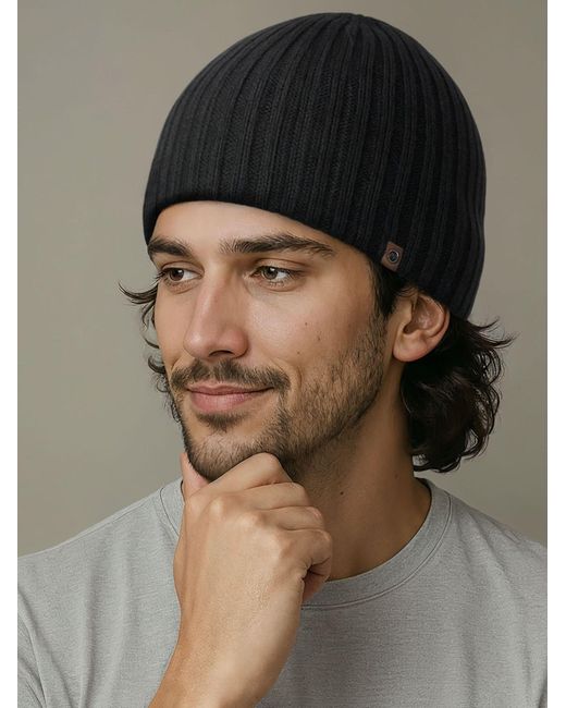 Neverless Mütze 2383 in Black für Herren