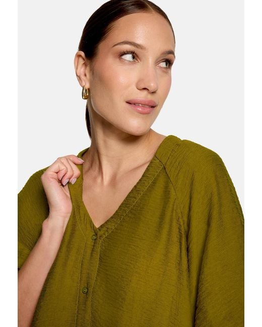 Zero Green Casual-Bluse