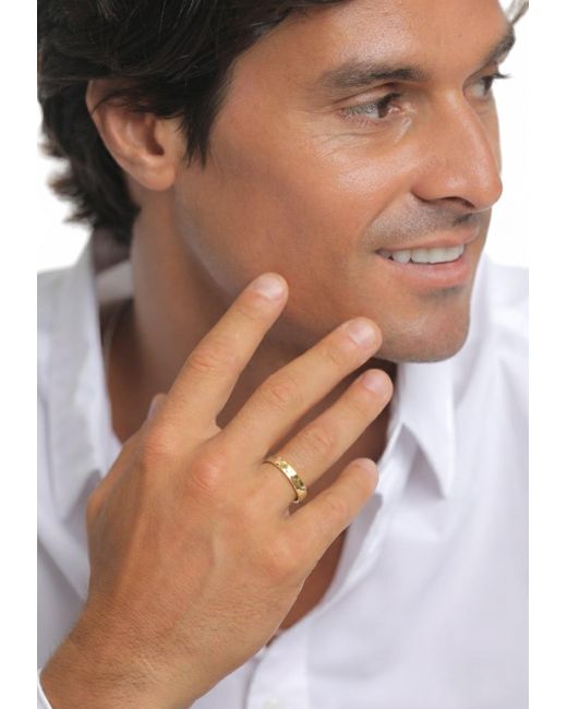 Kuzzoi Ring in Metallic für Herren