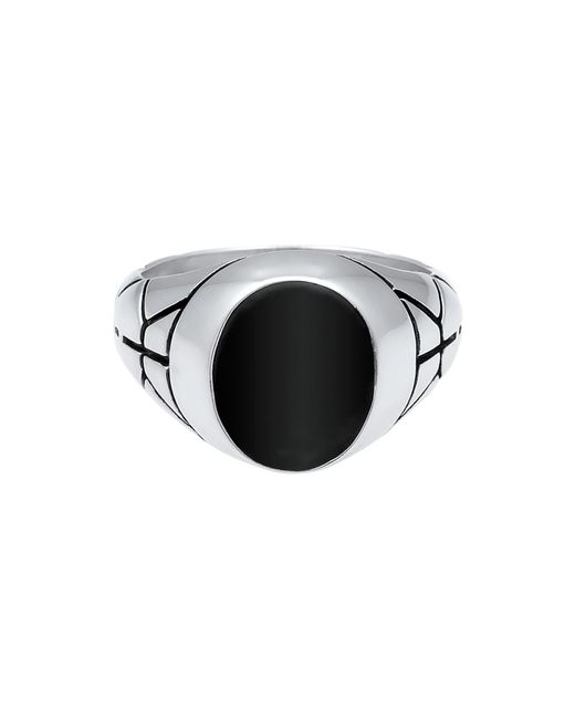 Kuzzoi Ring siegelring in Black für Herren