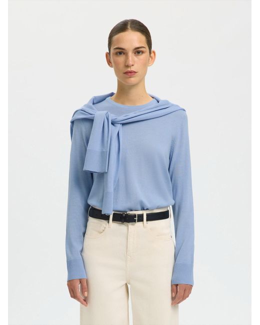 SELECTED Blue Pullover Slfthea