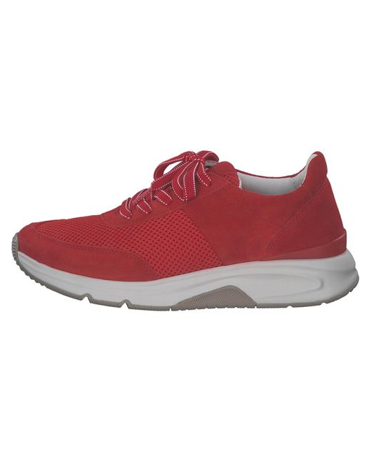 Gabor Red Sneaker Rolling Soft