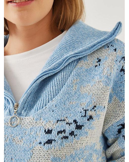 Bianco Lucci Blue Pullover