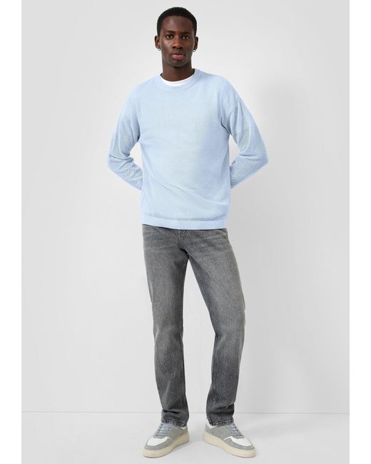 QS Strickpullover in Blue für Herren