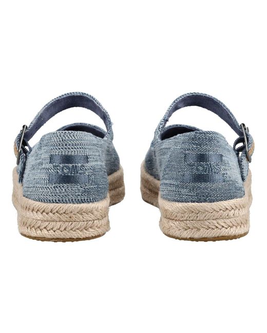 TOMS Blue Espadrilles