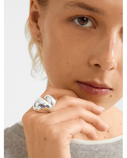 Pilgrim White Ring