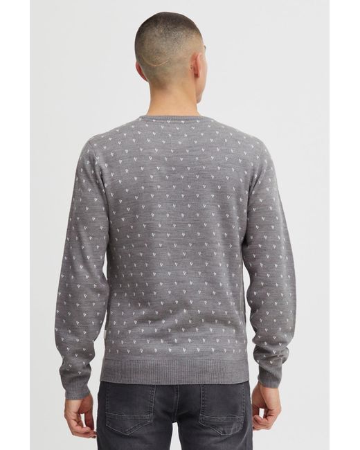11 Project Strickpullover in Gray für Herren