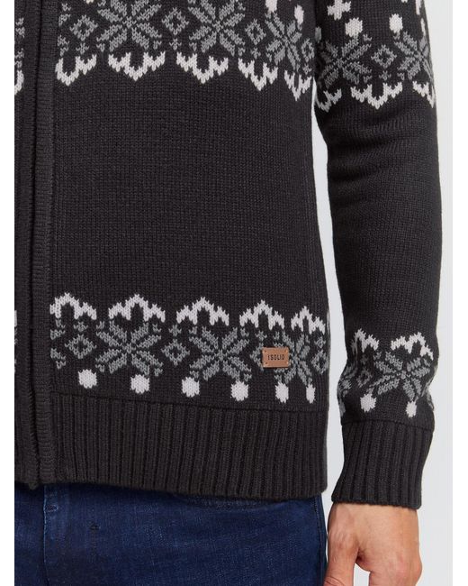 Solid Strickjacke Sdnoran in Black für Herren