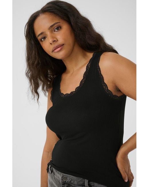 Kaffe Black Top Kcomia