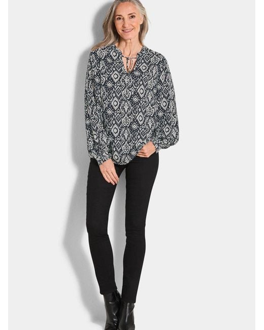 Goldner Gray Bluse